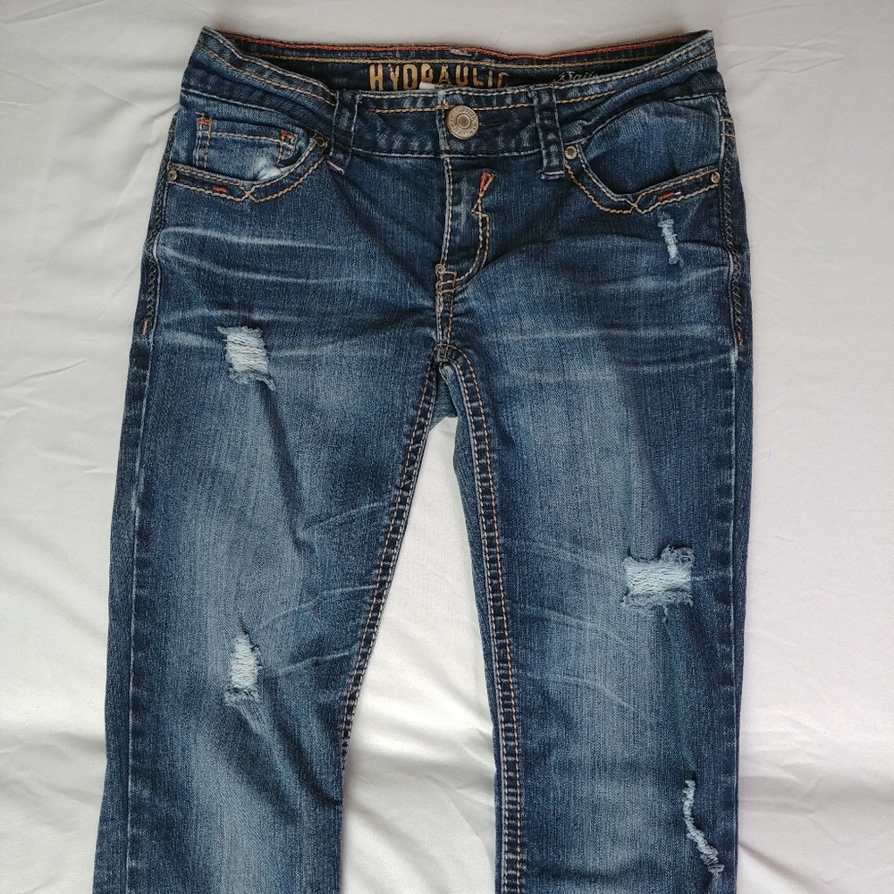 Hydraulic Bailey Skinny Jeans Distressed